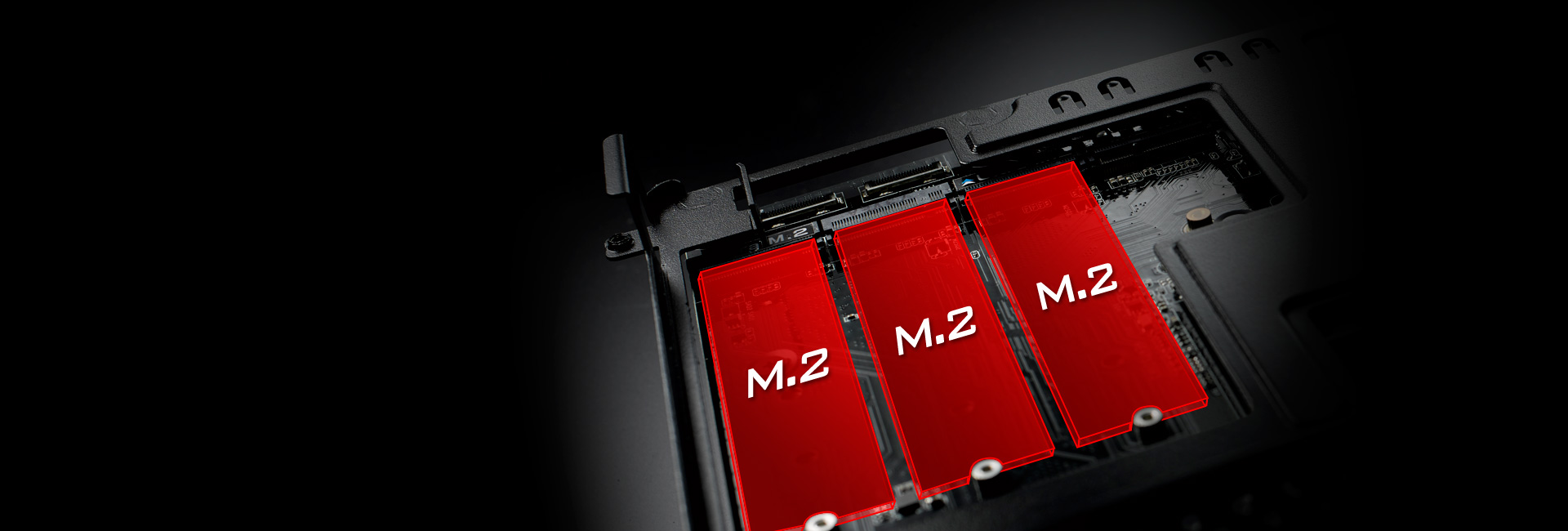 DMGTX M.2 x 3 (Gen3x4 / SATA3) B360